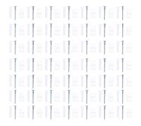 DOITOOL Clips Transparentes para Espejo sin Marco 4 Mm, Kit de 30 Unidades con Tornillos y Tacos, Sujetadores de Vidrio para Montaje de Espejos de Baño, Puertas de Armario y Paneles