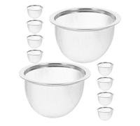DOITOOL Colador de Té de Acero Inoxidable Malla Fina 7 Cm X 4,5 Cm, Infusor Reutilizable para Hojas Sueltas, Cesta Filtrante para Tetera, Pack 10 Unidades para Infusión Segura y Precisa