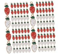 DOITOOL Colgante De Joyería De Aleación Dijes De Collar Para Hacer Joyas Pulseras De Encanto Completado Pendientes Hechizas Colgantes Encantos Colgantes De Zanahoria 30 Piezas*4