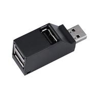 DOITOOL Concentrador de Plástico USB 2.0 Mini de 3 Puertos Diseño Clásico sin Alimentación Externa para Computadoras de Escritorio y Portátiles