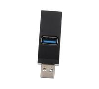 DOITOOL Concentrador USB Estándar 3 para Computadora Portátil Adaptador Multifunción de y Carga Divisor USB Práctico y Compacto para Teclado y Ratón Color Negro