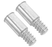 DOITOOL Conector de extremo de escoba de aleación de aluminio, punta roscada de 19-22 mm, 2 piezas, para cepillos metálicos y limpieza de pisos