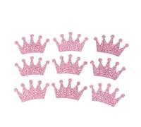 DOITOOL Confeti para Cumpleaños en Forma de Tiara Doble Cara, Papel Hecho a Mano, 100 Piezas para Decorar Mesas y Cestas en Bodas y Fiestas