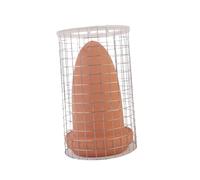 DOITOOL Conjunto de Barriles de Desove para Peces de Barro Artesanal Cono de Cría para Gambas y Peces Decoración Resistente para Acuarios de Agua Dulce y Incluye Aislante Mediana