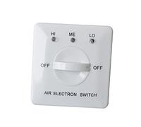 DOITOOL Controlador Regulación de Temperatura Interior white de Tres Velocidades para Fan Coil de Pc Resistente a para Aire Acondicionado Central