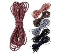 DOITOOL Cordón Elástico para Pulseras y Joyería DIY 6 Piezas de Lazos Elásticos de Caucho Coloridos y Amigables Piel para Manualidades y Costura