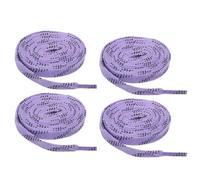 DOITOOL Cordones Planos Encerados para Patines de Hockey sobre Hielo, 2 Pares Color Morado, Resistentes al Desgaste, Correas Elásticas para Zapatos Deportivos, Reemplazo Duradero