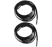 DOITOOL Cordones Reflectantes Planos de 140 Cm Diseño de Estrellas, Elásticos y Luminosos para Zapatillas Deportivas, Color Negro, Accesorios Reflectantes para Calzado de Running y Uso