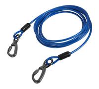 DOITOOL Correa para Perros Resistente Cuerda de Tracción con Doble Cierre de Aleación Cuerda Larga para Mascotas Pequeñas y Grandes Duradera y Antidesgaste para Entrenamiento y Paseos al