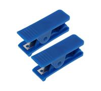 DOITOOL Cortador Manual de Tubos para Freno de Aceite de Bicicleta Herramienta de Corte Resistente en Color Azul Cuchilla Incluida 2 Juegos para Reparación y Mantenimiento en Carretera