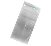 DOITOOL Cristal De Selenita Pulido Placa Rectangular 15x8x1 Cm Yeso Mineral Transparente Decoración Hogar Marruecos Bandeja Decorativa