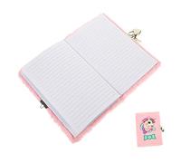 DOITOOL Cuaderno de Peluche con Cerradura para Infantil y Adorable Libreta de Escritura con Diseño Divertido para Estudiantes