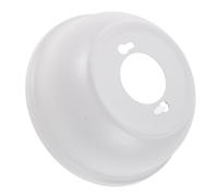 DOITOOL Cubierta de Luz Circular para Ventilador de Techo, Dosel Metálico de Color Claro Resistente, Soporte de Montaje Empotrable para Ventiladores Estándar, Accesorio Decorativo