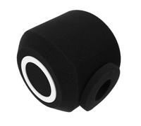 DOITOOL Cubierta de Micrófono Espuma Absorbente y Filtro Antipop para Producción Musical, Diseño Acústico Compacto, Reducción de Ruido para Grabación y Transmisión, Color Negro Marco