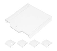 DOITOOL Cubierta Protectora Transparente y Material Plástico 5 Piezas Acceso Rápido para Botón de Alarma de Incendio Adecuado para Oficinas y Centros Comerciales