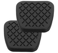 DOITOOL Cubiertas De Goma Para Pedales De Coche Compatible Con Embrague Y Freno 2 Piezas Antideslizante Uso Cómodo 2.44 X 2.36 X 0.39 Pulgadas Para Vehículos