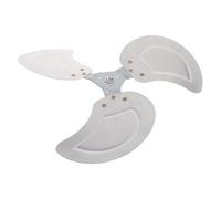 DOITOOL - Cuchillas de ventilador industrial de aluminio, 3 aspas gruesas para ventilador de pie, uso versátil y flujo de aire reforzado, adecuadas para condiciones industriales