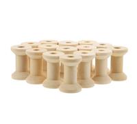 DOITOOL de Carretes de Madera para Bobinar Hilo 100 Piezas para Coser y Manualidades, Accesorios Versátiles de Madera en Proyectos DIY y Costura