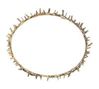 DOITOOL De Espinas Diadema De Metal Para Mujer Y Hombre Accesorio Para Fiesta Boda Y Renacentista De Diosa Y Rey 7.67X7.67X1.06in