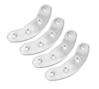 DOITOOL de Protectores de Talón de Hierro Kit de 2 Pares Placas Metálicas Antidesgaste de 40mm y 48mm para Calzado y Botas para Uso Diario y Caminata