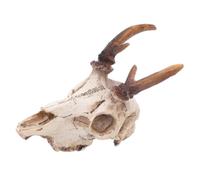 DOITOOL Decoración de Calavera de Alce para Reptiles Resina Realista, Escondite para Dragón Barbudo Que Ofrece Espacios para Trepar y Libertad de Movimiento en Hogares
