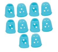 DOITOOL Dedos para Punto de Cruz Funda Protectora de Silicona 10 Piezas Resistente para Principiantes Manualidades Costura Bricolaje