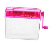 DOITOOL Destructora Manual Pequeña para Oficina y Trituradora de Diseño Portátil y Conveniente para Protección de y Confidencialidad Resistente al Desgaste