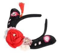 DOITOOL Diadema de Cosplay China para Peluca Borla Estilo Vintage Accesorio de Disfraz Chino para Niñas y Mujeres en Fiestas Halloween y Carnavales