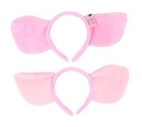 DOITOOL Diadema De Orejas De Cerdo Rosa Con Luz Para Fiesta Accesorio De Cosplay Divertido y Atractivo Para Adultos
