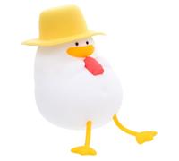 DOITOOL Duck Night Light Silicone Soft Warm Glow LED Nursery Lamp For Breastfeeding Portable Cartoon Duck Bedside Light For Bedroom And Home Decoration