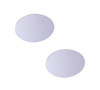 DOITOOL Elegantes Espejos Reflectantes Acrílicos para Fotografía Juego de 2 Piezas Accesorios de Joyería Cosméticos Decoración de Estudio Fotográfico 14 Cm