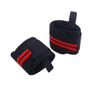 DOITOOL Envuelve La Fuerza de La Correa Túnel de Levantamiento de Pesas Deportivo Rojo - Bucles de Desgaste Soportes Negros Estabilizador de Mano Entrenamiento de Envoltura Tirantes de