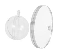 DOITOOL Espejo Flotante Doble Cara para Betta con y Cuerda Accesorio Decorativo Entrenamiento para Tanque de Peces Adecuado para Acuarios de Dulce y