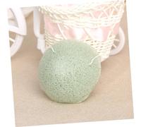 DOITOOL Esponja Natural De Para Piel Sensible Grasa y Propensa Al Acné Color Verde Para Limpieza Profunda y Suave Exfoliación De