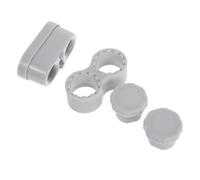 DOITOOL Estabilizador para Valla de Parque Infantil Base Antideslizante de Silicona, 1 Juego 2 Tuercas y Conector en Forma de Ocho, Accesorio Seguro para Rieles y Cercados en Muebles