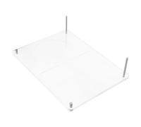 DOITOOL Estante De Almacenamiento para CD y Tarjetas De Acrílico Transparente Expositor De CD para Álbumes y Accesorios Organizador De Escritorio para Coleccionables