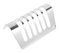 DOITOOL Estante para Pan Inoxidable de Acero 6 Ranuras Soporte para Pan de Molde y Tostadas Accesorio de Cocina para Uso Diario Estante de Mesa Práctico y Reutilizable