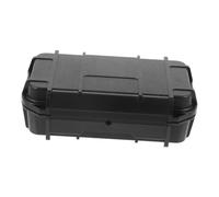 DOITOOL Estuche De Almacenamiento Para Camping Negro, Doble Capa, Resistente a Golpes, Hermético, Plástico Portátil, Caja Compacta Para Exteriores, Supervivencia y Acampada Al Aire Libre