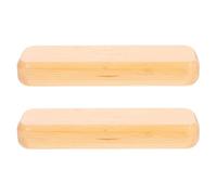 DOITOOL Estuche de bambú para 2 lápices, con Ranura para Guardar lápices, Organizador de Escritorio para papelería y Regalos.