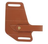 DOITOOL Estuche de Cuero para Guardar Herramientas sin Cable pequeña Bolsa de Herramientas cinturón de Herramientas de jardinería riñonera para Herramientas de jardinería Light Brown