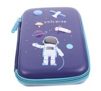 DOITOOL Estuche de Papelería Portátil Gran Capacidad con Resistente y Diseño EVA Azul para Almacenaje Multifuncional Escolar y Cosmético