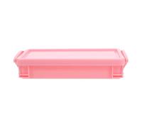 DOITOOL Estuche para Lápices De Plástico Organizador De Bolígrafos Pequeño Estuche Rígido para Almacenamiento para Uso Escolar como Dispensador De Lápices El Aula