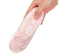 DOITOOL Estuche para Lápices Forma de Zapatilla de Ballet Rosa de Tejido Resistente Gran Capacidad para Bolígrafos y Maquillaje Estuche Portátil para Niñas y Mujeres Amante Danza