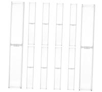 DOITOOL Estuche Transparente para Bolígrafos, Portalápices Escolar, Set De 10 Unidades, Tamaño 15.5x2.5x2.5 Cm, Plástico Duradero, Organizador para Estudiantes, Uso Escolar y Profesional