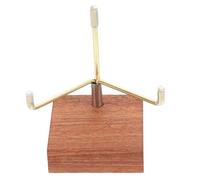 DOITOOL Expositor de Rocas de Metal para Exhibición de Piedras Soporte de Exhibición de Cristal para Mostrar Minerales y Gemas Colecciones de Joyas