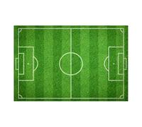 DOITOOL Felpudo Adhesivo para Suelo 40x60 Cm Diseño Campo de Fútbol PVC Antideslizante y Resistente para Decoración Hogar Baño Sala Creativa y Funcional