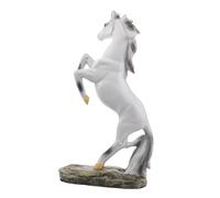 DOITOOL Figurilla de Resina de Caballo para Decoración Hogar y Oficina Escultura Feng Shui del Chino Adorno de Mesa para y Prosperidad Estilo Moderno y Tradicional Decorativo para Estantes