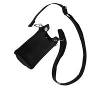 DOITOOL Funda de Cuero Deber Light Box Soporte de Cuero para intercomunicador stmnt Soporte para de Servicio Pesado Bolsa de intercomunicador Black