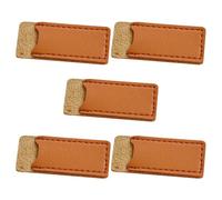 DOITOOL Funda de Cuero para Tijeras de Costura 5 Piezas, Protectores de Punta Ligeros y Compactos, Funda para Guardar Tijeras de Sastre, Adecuado para Manualidades y Transporte Seguro