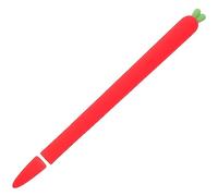 DOITOOL Funda De Silicona para Stylus Tableta Bolígrafos Apretones Caja De Lápices De Generación Lápiz 2 Caso Teclado Lápiz Óptico Caja De Generación De Lápices Portalápices 2 Agarre Rojo